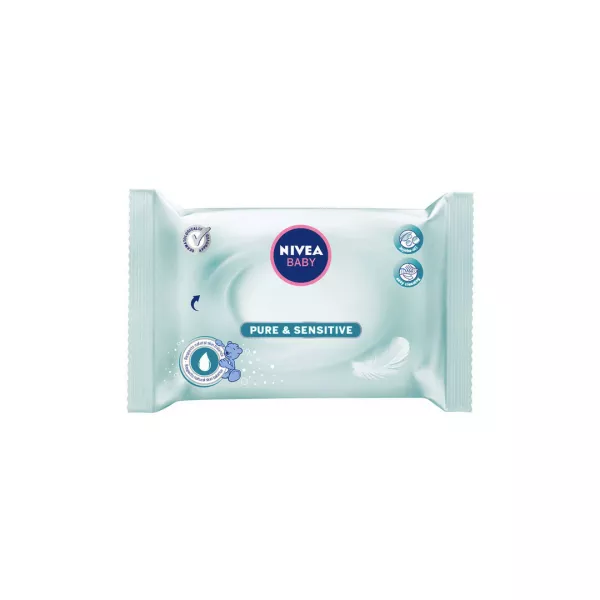 Servetele Baby Pure & Sensitive, 63 bucati, Nivea