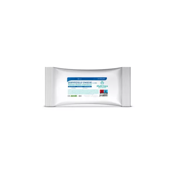 Servetele umede pentru igiena corporala 2% CHG AntiSeptik, 50 bucati, Multi Care