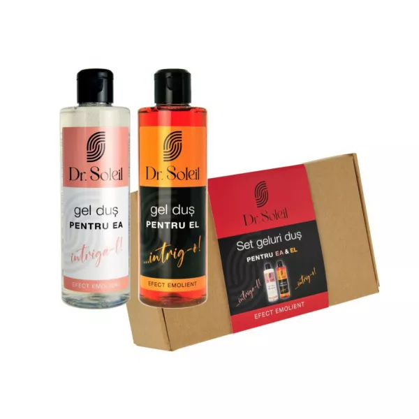 Set 2 geluri dus, pentru EA si pentru EL + cutie cadou, Dr. Soleil