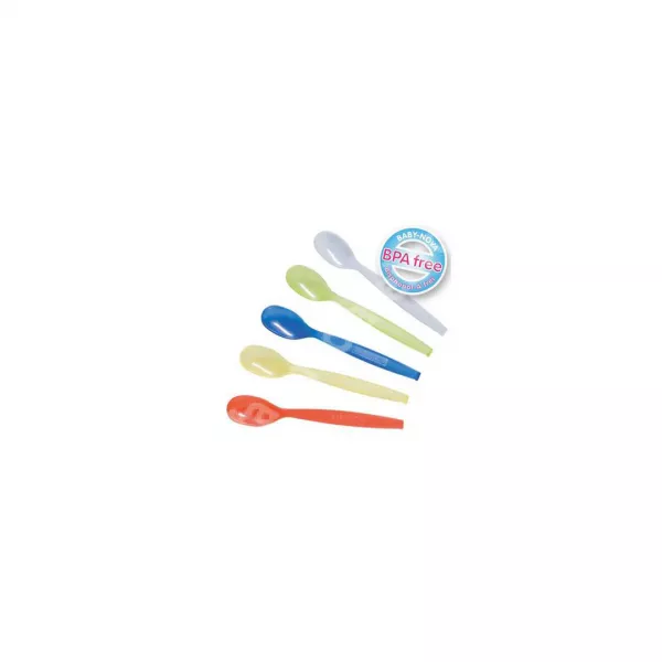 Set de 5 lingurite din plastic, +6 luni, Baby Nova