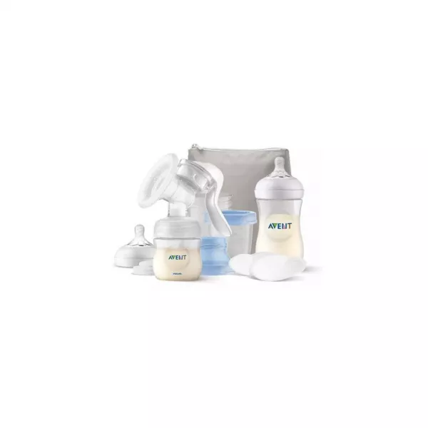 Set pentru alaptare cu pompa de san manuala Philips Avent, SCF430/16, Philips