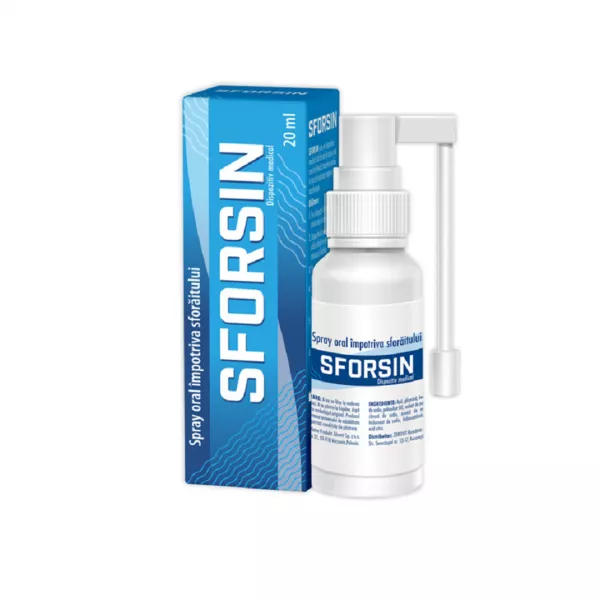 Sforsin spray antisforait, 20 ml, Zdrovit
