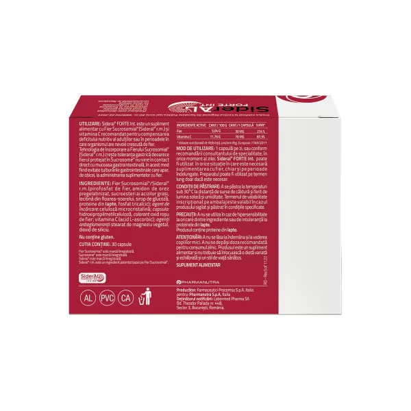 Sideral Forte, 30 capsule, Solacium Pharma
