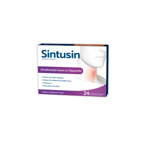 Sintusin, 24 comprimate de supt, Zdrovit