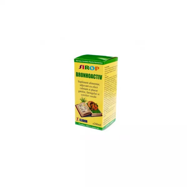 Sirop bronhoactiv, 200 ml, Elidor