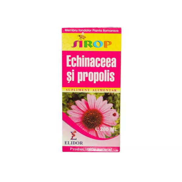 Sirop echinaceea propolis, 200 ml, Elidor