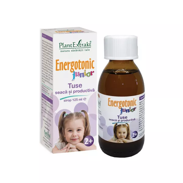 Sirop Energotonic Junior Tuse, 125 ml, Plant Extrakt