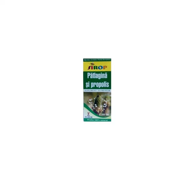 Sirop patlagina si propolis, 200 ml, Elidor