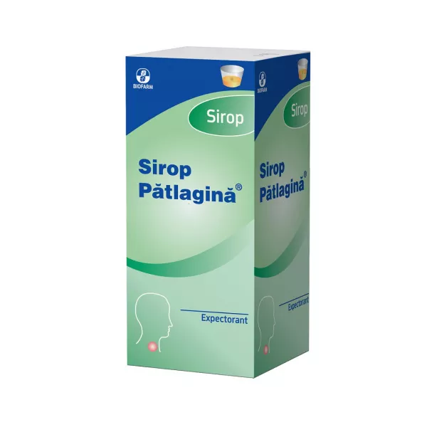 Sirop de patlagina, 100 ml, Biofarm