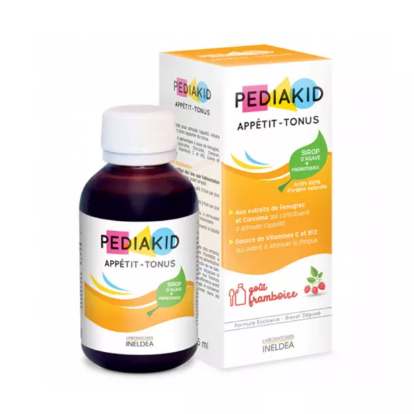 Sirop Pediakid apetit tonus (pofta de mancare), 125 ml, Laboratories Ineldea