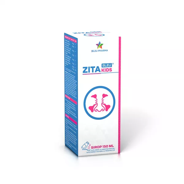 Sirop pentru copii Zita Bleu Kids, 150 ml, Bleu Pharma