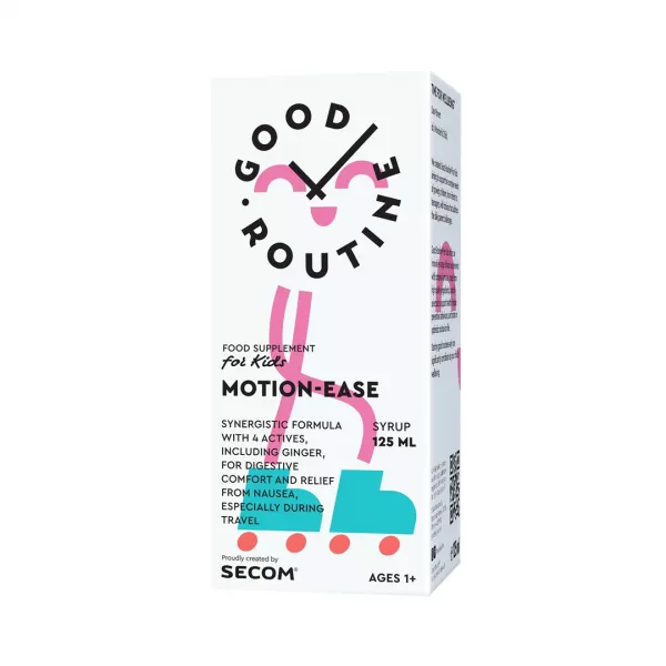 Sirop pentru rau de miscare Motion-Ease Good Routine, 125 ml, Secom