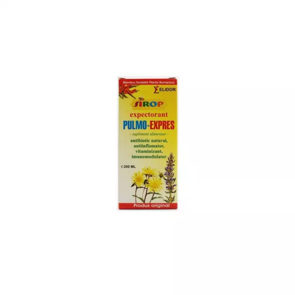 Sirop expectorant pulmo-expres, 200 ml, Elidor