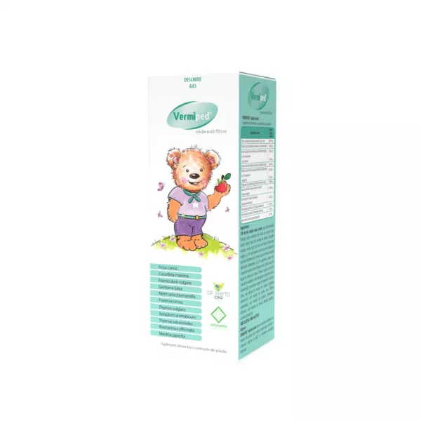 Sirop Vermiped, 150ml, Dr. Phyto