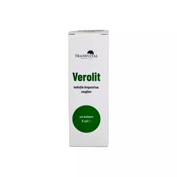 Solutie impotriva negilor Verolit, 5 ml, Transvital