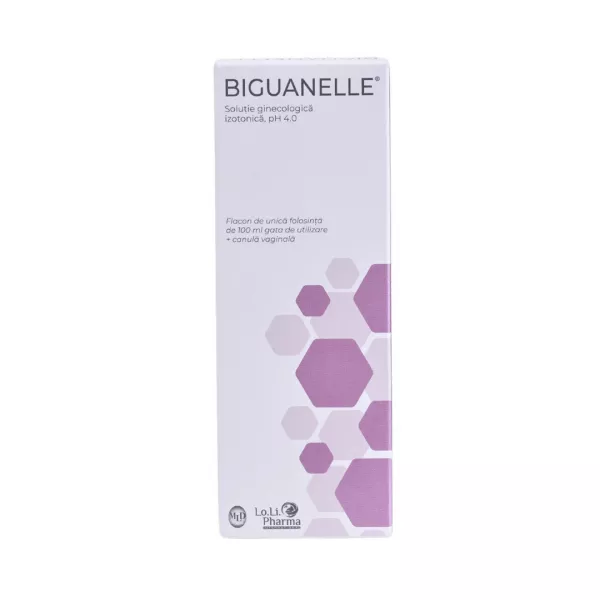 Solutie izotonica ginecologica cu pH 4 Biguanelle, 100 ml, Lo Li Pharma