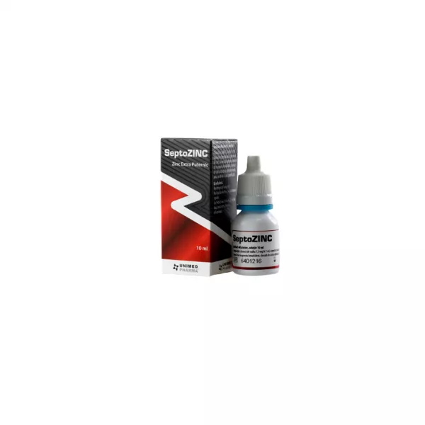 Solutie izotonica SeptoZINC, 10 ml, Unimed Pharma
