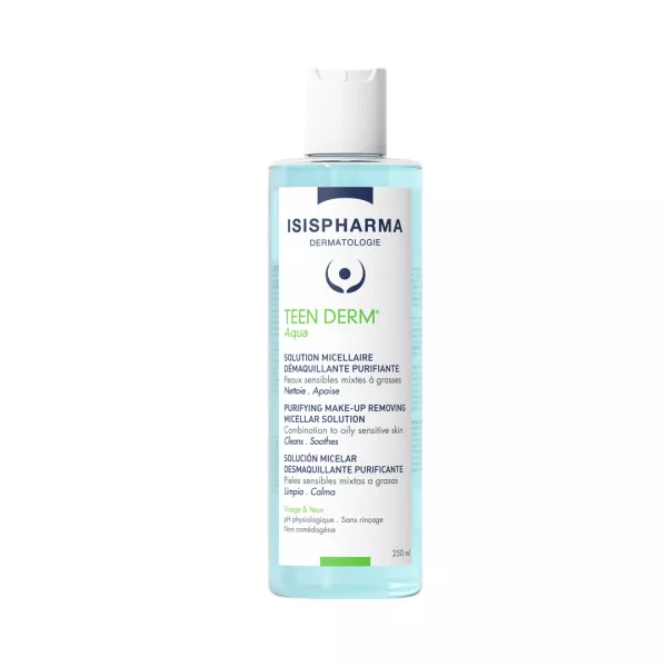 Solutie micelara purifianta Teen Derm Aqua, 250 ml, IsisPharma