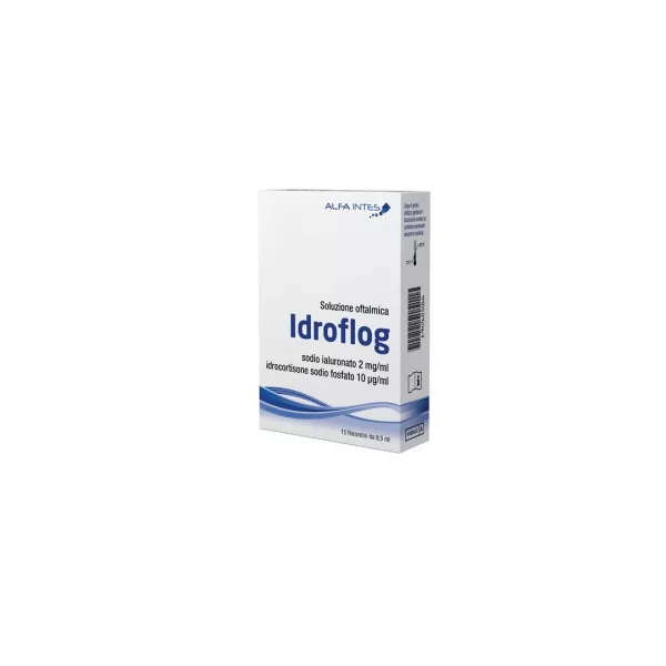 Solutie oftalmica Idroflog, 15 x 0,5 ml, Alfa Intes