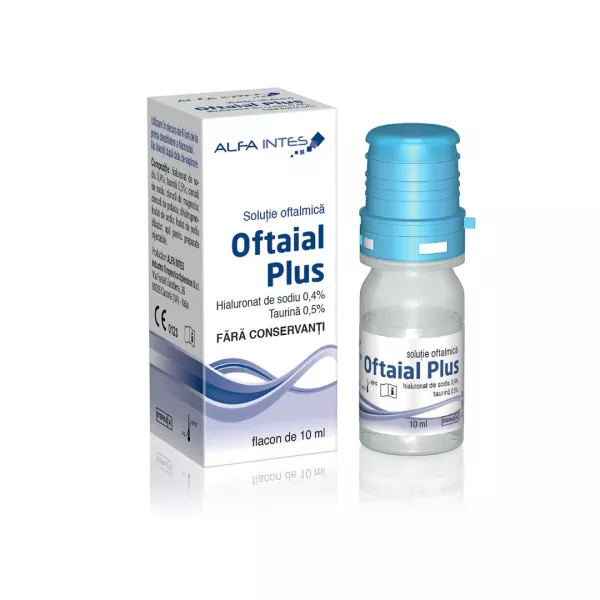 Solutie oftalmica Oftaial Plus, 10 ml, Alfa Intes