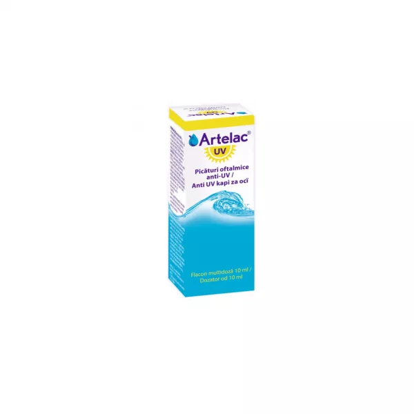 Solutie oftalmica pentru protectie Artelac UV, 10 ml, Bausch + Lomb