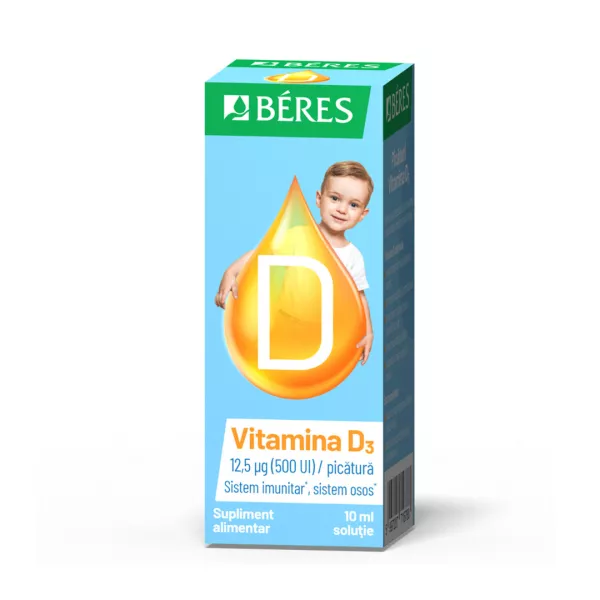 Solutie Vitamina D3, 10 ml, Beres Pharmaceuticals