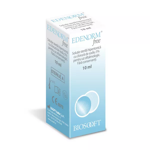 Solutie oftalmica Edenorm 5% , 10 ml, Bio Soft Italia
