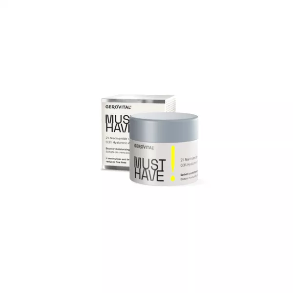 Sorbet-Crema booster hidratare 2% niacinamida, Must Have, 30 ml, Gerovital