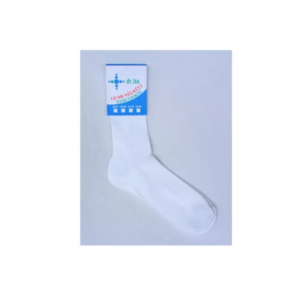 Sosete fara elastic, alb, Dr.Hu