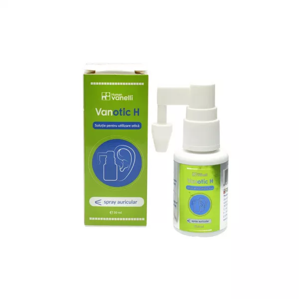 Spray auricular Vanotic H, 30 ml, Vanelli
