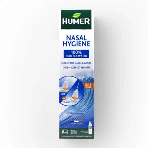 Spray cu 100% apa de mare pentru adulti, 150 ml, Humer