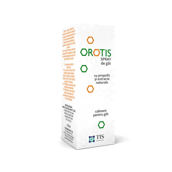 Spray de gat cu propolis Orotis, 20 ml, Tis Farmaceutic