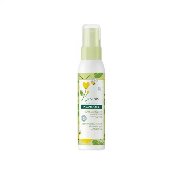 Spray fara clatire pentru descurcarea parului cu miros de miere de salcam, 125 ml, Klorane Junior