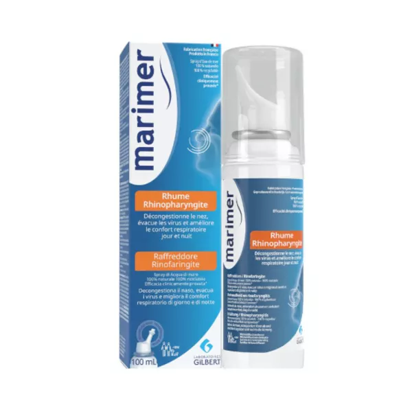 Spray hipertonic pentru nas infundat, sinuzita si raceala, 100 ml, Marimer