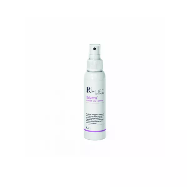 Spray intim cu zinc si pantenol Relizema, 100 ml, Relife