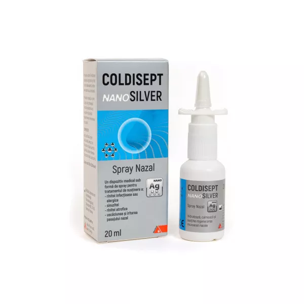 Spray nazal Coldisept NanoSilver, 20 ml, Arkona