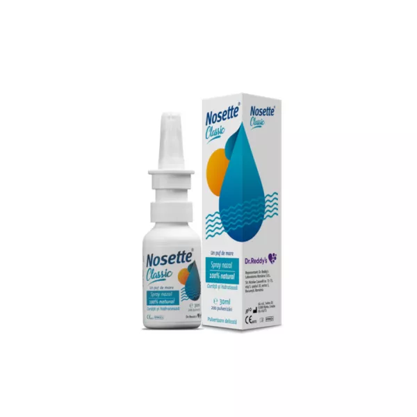 Cadou: Spray nazal natural Nosette Classic, 30 ml, Dr. Reddys