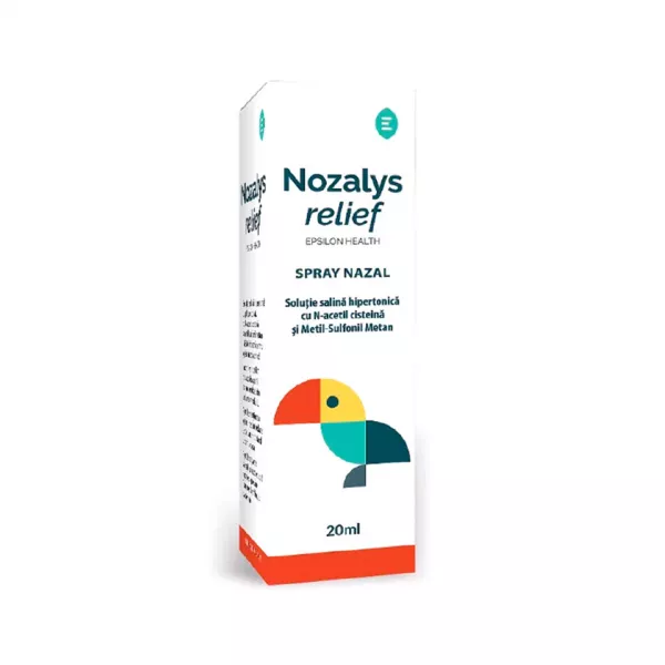 Spray nazal Nozalys relief, 20 ml, Epsilon Health