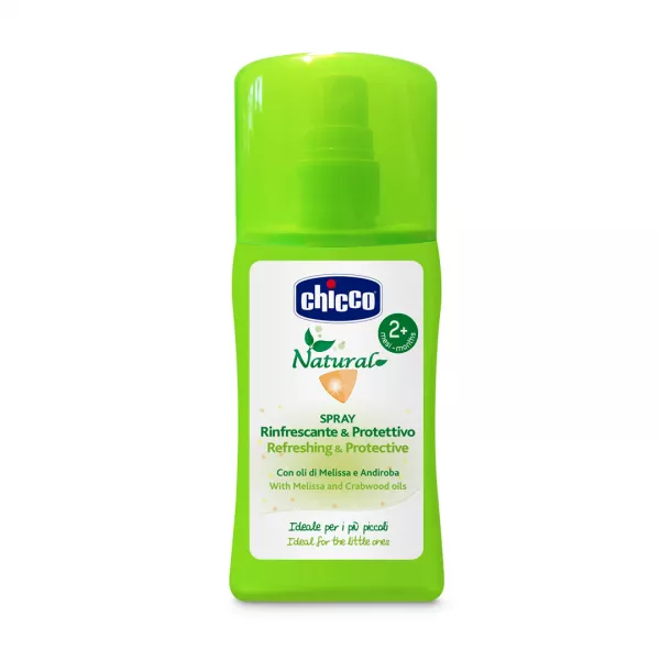 Spray revigorant pentru protectie naturala, ulei melissa si andiroba, 100 ml, 2 luni+, Chicco