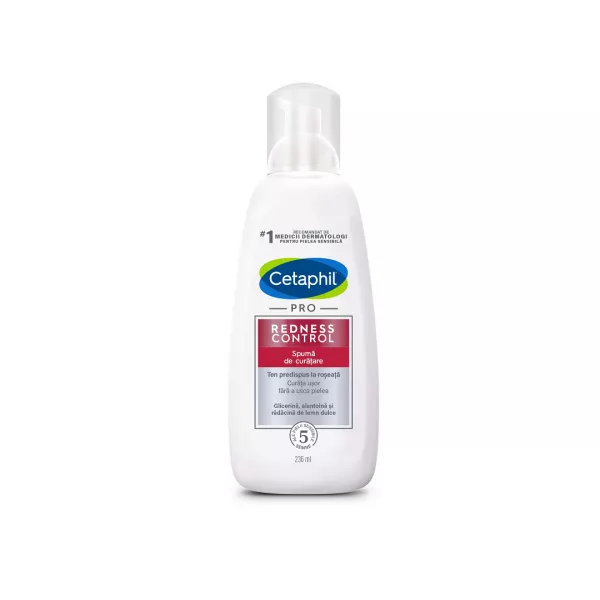 Spuma de curatare Redness Control PRO, 236 ml, Cetaphil