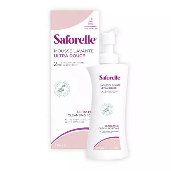 Spuma intima de curatare ultra-delicata Saforelle, 250 ml, Laboratoarele Iprad