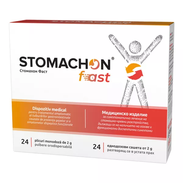 Stomachon Fast, 24 plicuri monodoza, Naturpharma