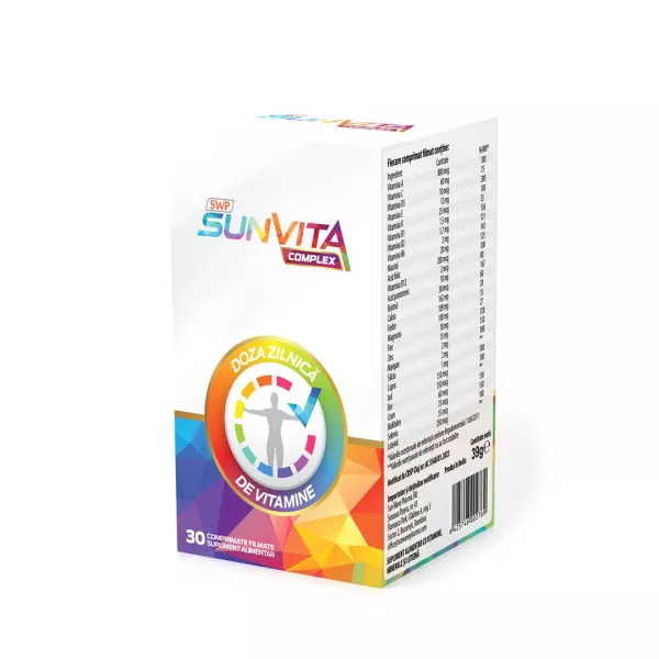 SunVita Complex, 30 comprimate, Sun Wave Pharma