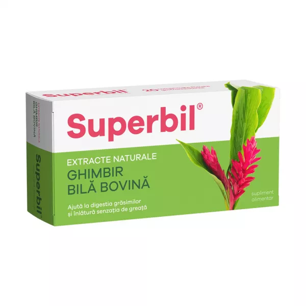 Superbil, 20 comprimate filmate gastrorezistente, Fiterman