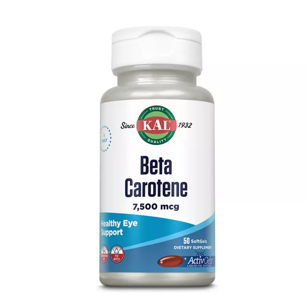 Beta Carotene, 7500 mcg, 50 capsule, Secom