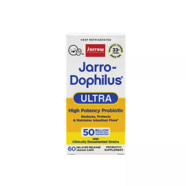 Supliment alimentar Jarro-Dophilus Ultra, Jarrow Formulas, 60 capsule vegetale, Secom