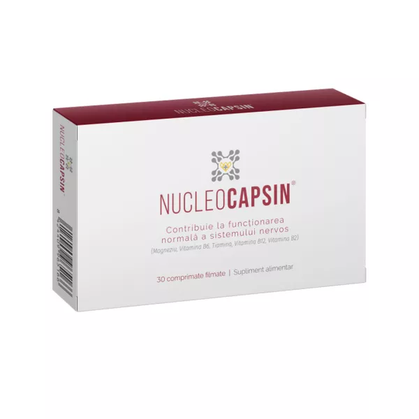 Supliment pentru functionarea normala a sistemului nervos Nucleocapsin, 30 comprimate, Naturpharma