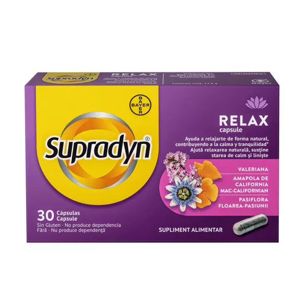 Supradyn Relax, 30 capsule, Bayer