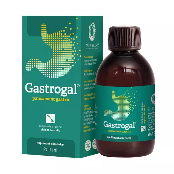 Suspensie orala Gastrogal, 200 ml, Dacia Plant