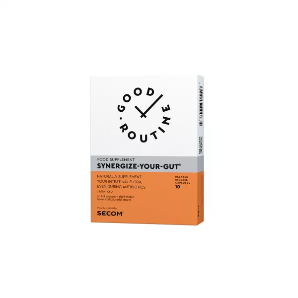 Synergize Your Gut Good Routine, 10 capsule vegetale, Secom